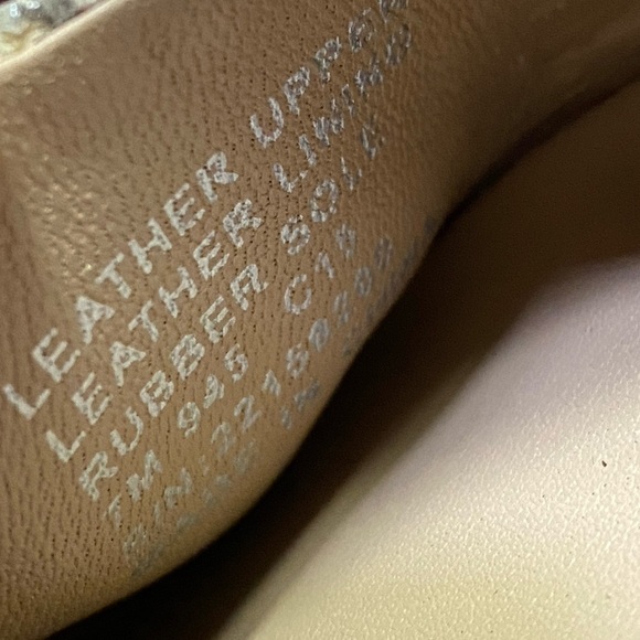 Tory Burch Roccia Travel Flats in Sparkling Snakeskin Size 7 - Picture 11 of 13